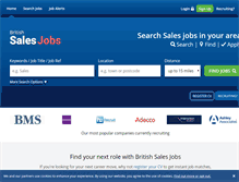 Tablet Screenshot of britishsalesjobs.co.uk